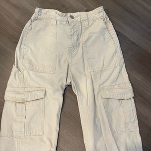 Cream BDG cargo pants